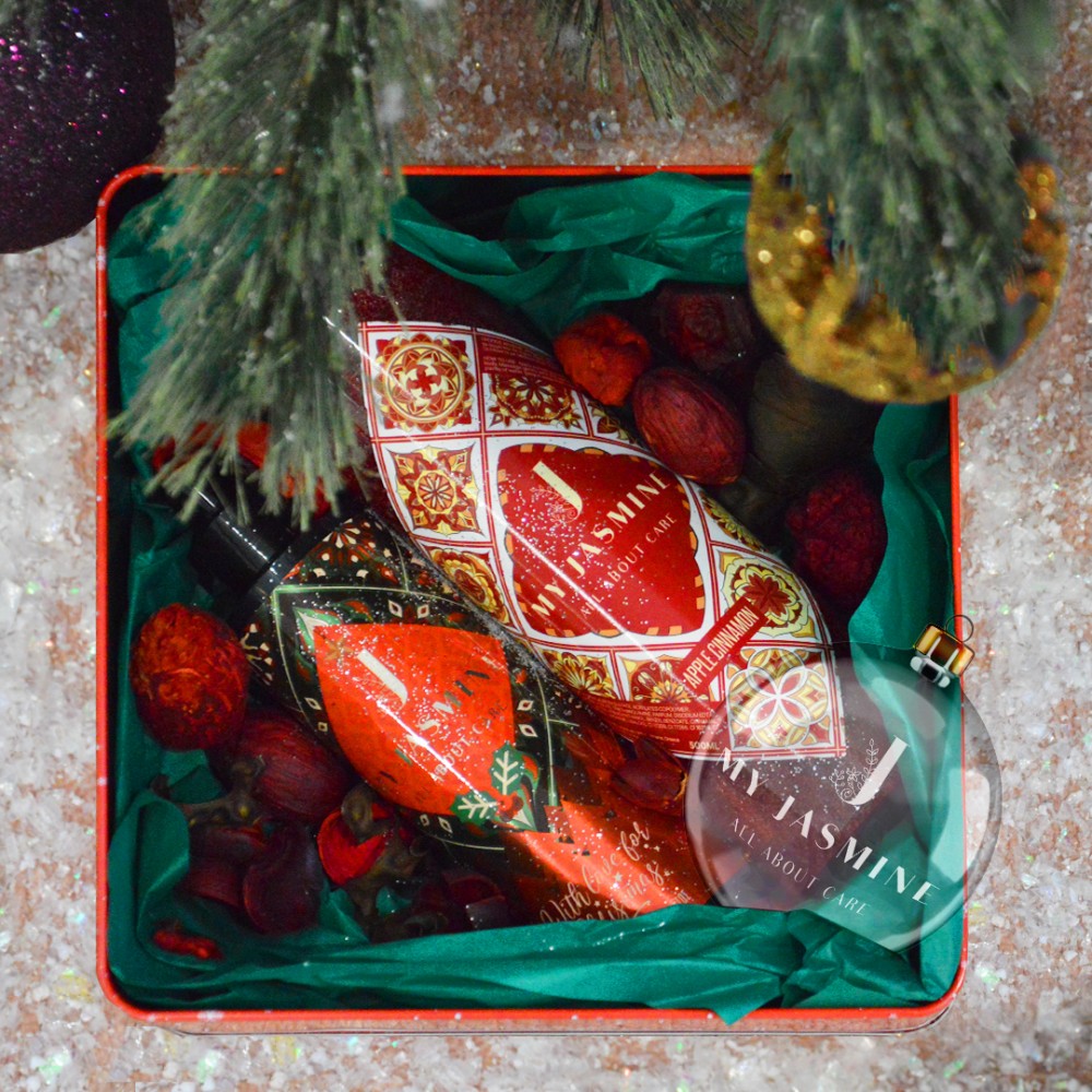 My Jasmine Christmas Gift Box Scrub-Αφρόλουτρο 500ml + Cream 250ml