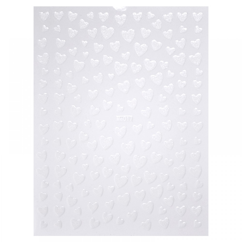 J.K Αυτοκόλλητα Νυχιών  Me017 White (122813)