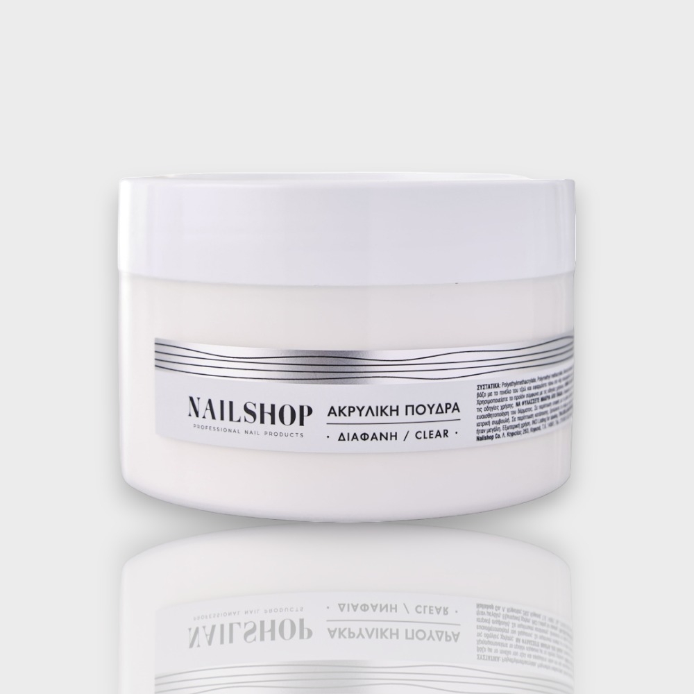 Nailshop Ακρυλική Σκόνη Διάφανη/Clear 450gr