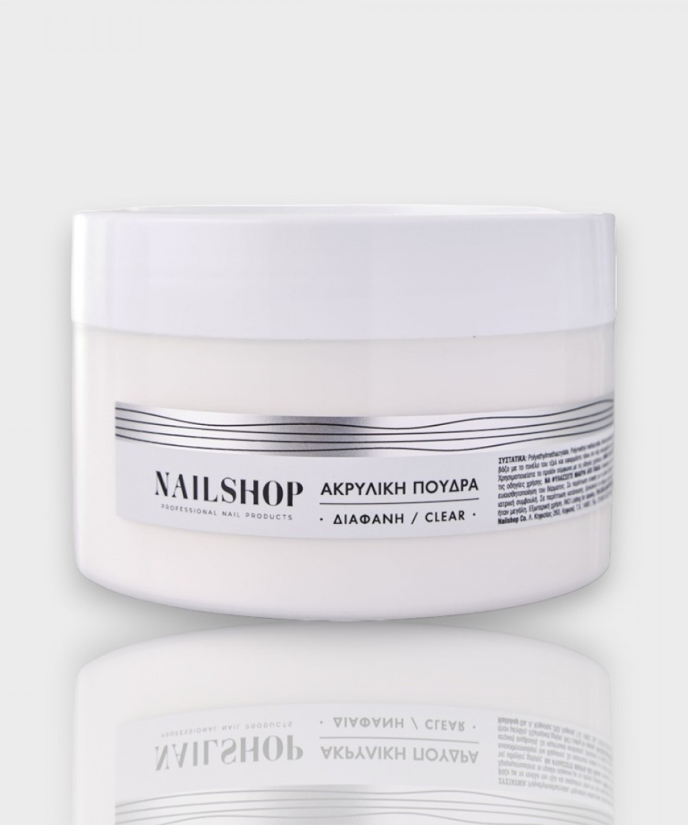 Nailshop Ακρυλική Σκόνη Διάφανη/Clear 450gr