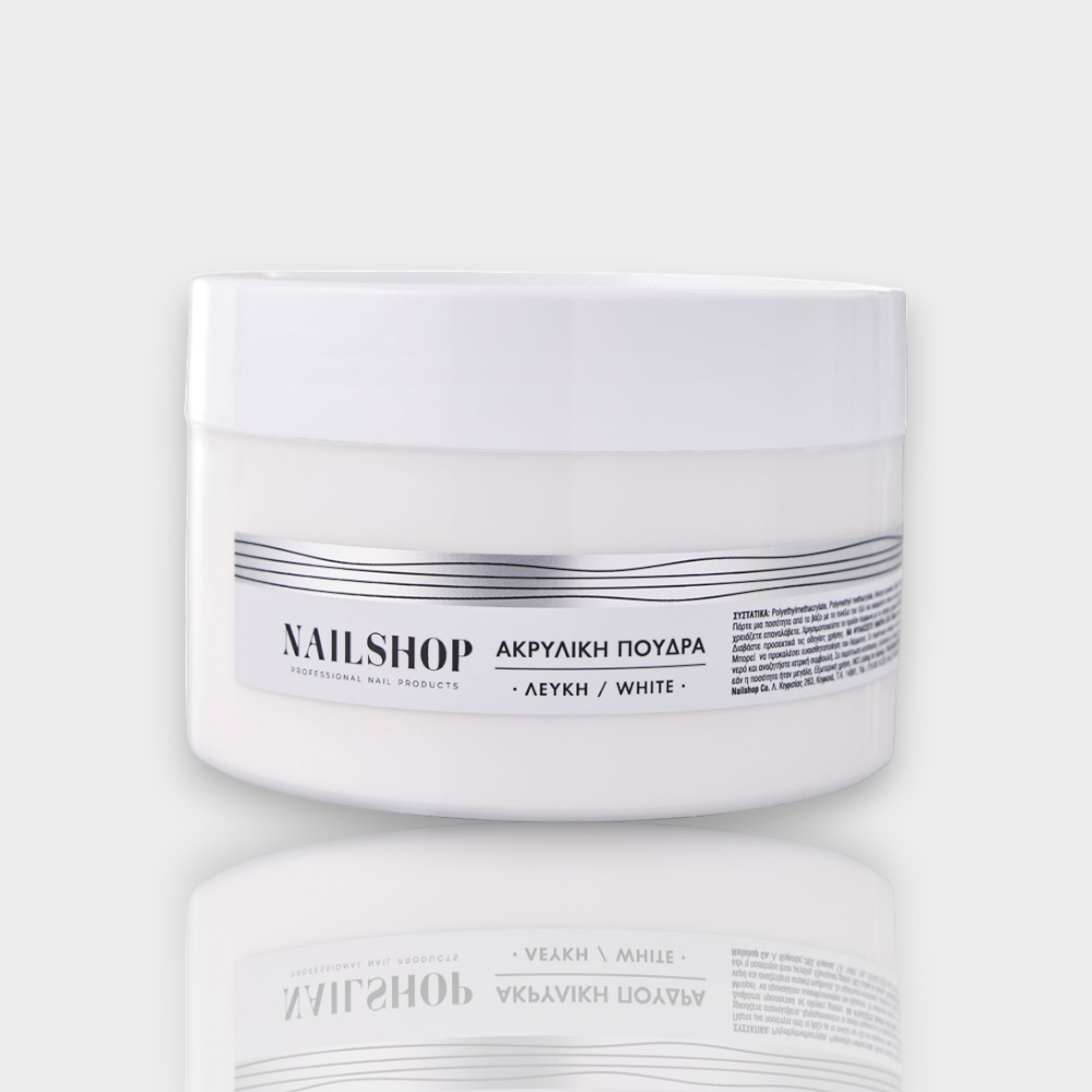 Nailshop Ακρυλική Σκόνη Λευκή 450gr