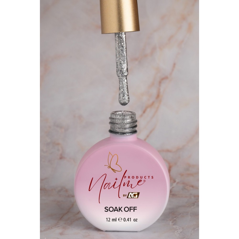 Nailme Ημιμόνιμο Βερνίκι Νυχιών Silver Shine HV01-02, 12ml