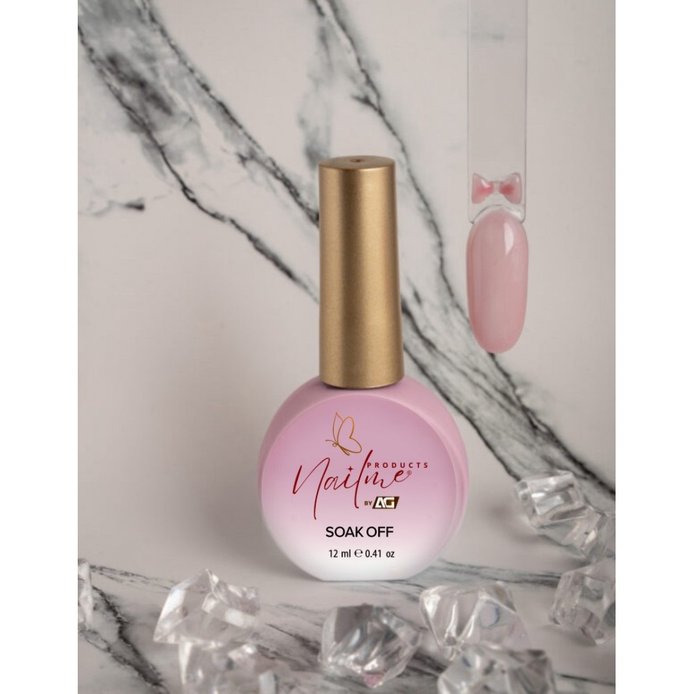 Nailme Pink Top Coat Non Wipe, 12ml