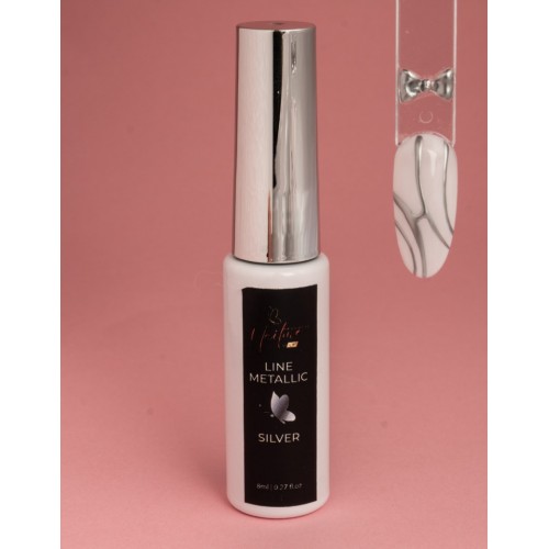 Nailme Liner Metallic Silver 8ml