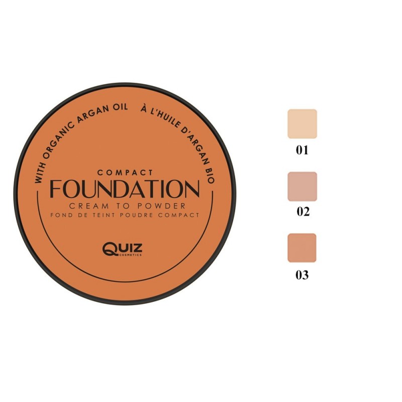 Quiz Foundation Compact Cream To Powder