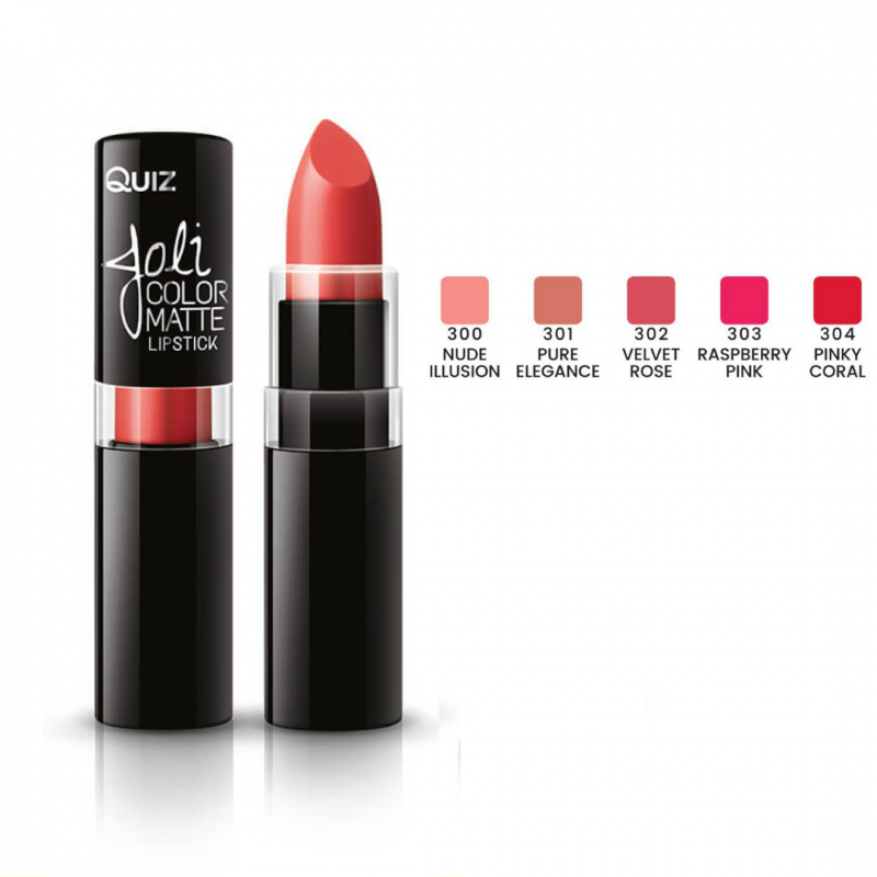 Quiz Joli Matte Long Lasting Lipstick