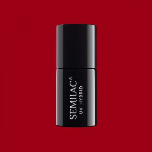 Semilac Ημιμόνιμο Βερνίκι Νυχιών 027 Intense Red 7ml