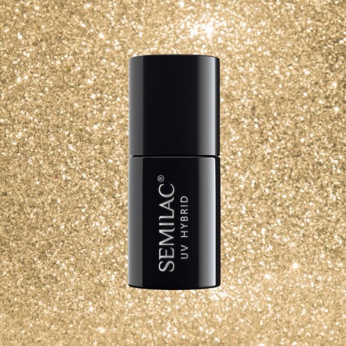 Semilac Ημιμόνιμο Βερνίκι Νυχιών 037 Gold Disco 7ml *