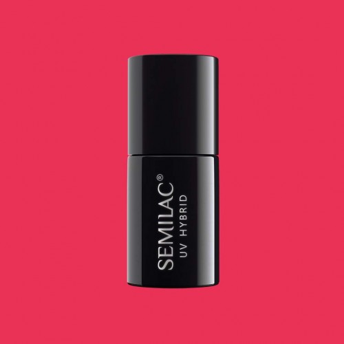 Semilac Ημιμόνιμο Βερνίκι Νυχιών 042 Neon Raspberry 7ml