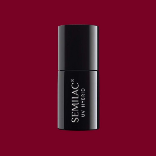 Semilac Ημιμόνιμο Βερνίκι Νυχιών 071 Deep Red 7ml