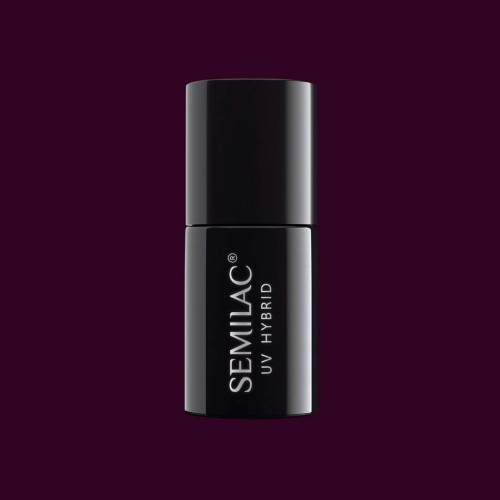 Semilac Ημιμόνιμο Βερνίκι Νυχιών 099 Dark Purple Wine 7ml