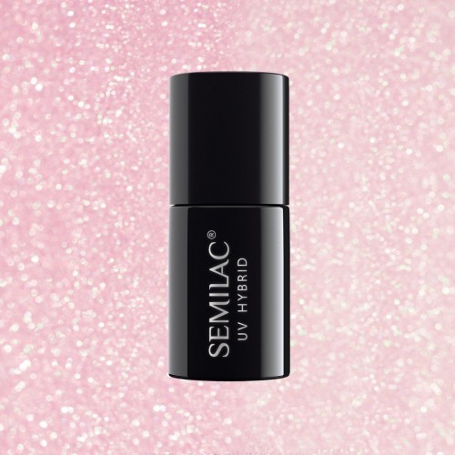 Semilac Ημιμόνιμο Βερνίκι Νυχιών 164 Pink Crystals 7ml
