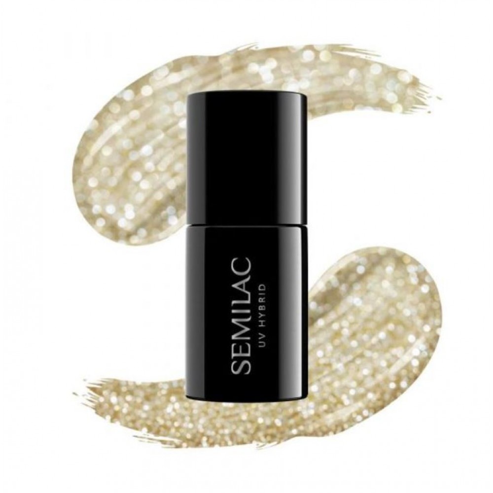 Semilac Ημιμόνιμο Βερνίκι Νυχιών 260 Platinum Light Gold 7ml