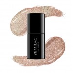 Semilac Ημιμόνιμο Βερνίκι Νυχιών 349 Delicate Vanilla Glitter 7ml