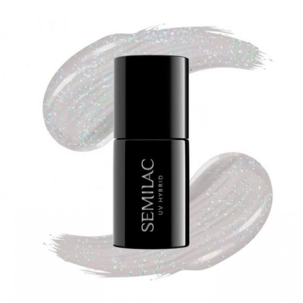 Semilac Ημιμόνιμο Βερνίκι Νυχιών Shimmer 338 Cozy Gray 7ml