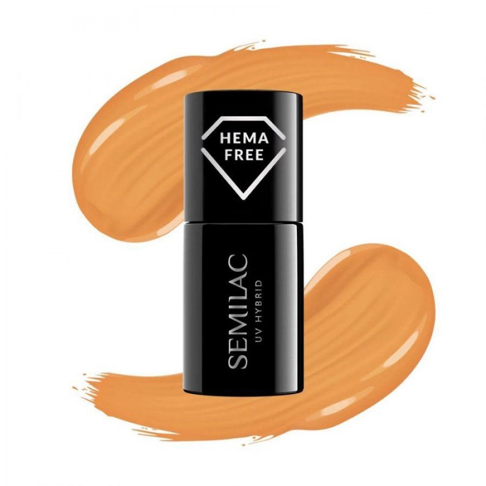 Semilac Ημιμόνιμο Βερνίκι Νυχιών 416 Golden Hour Orange 7ml
