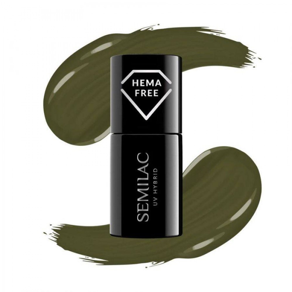 Semilac Ημιμόνιμο Βερνίκι Νυχιών 421 Baobab Green 7ml