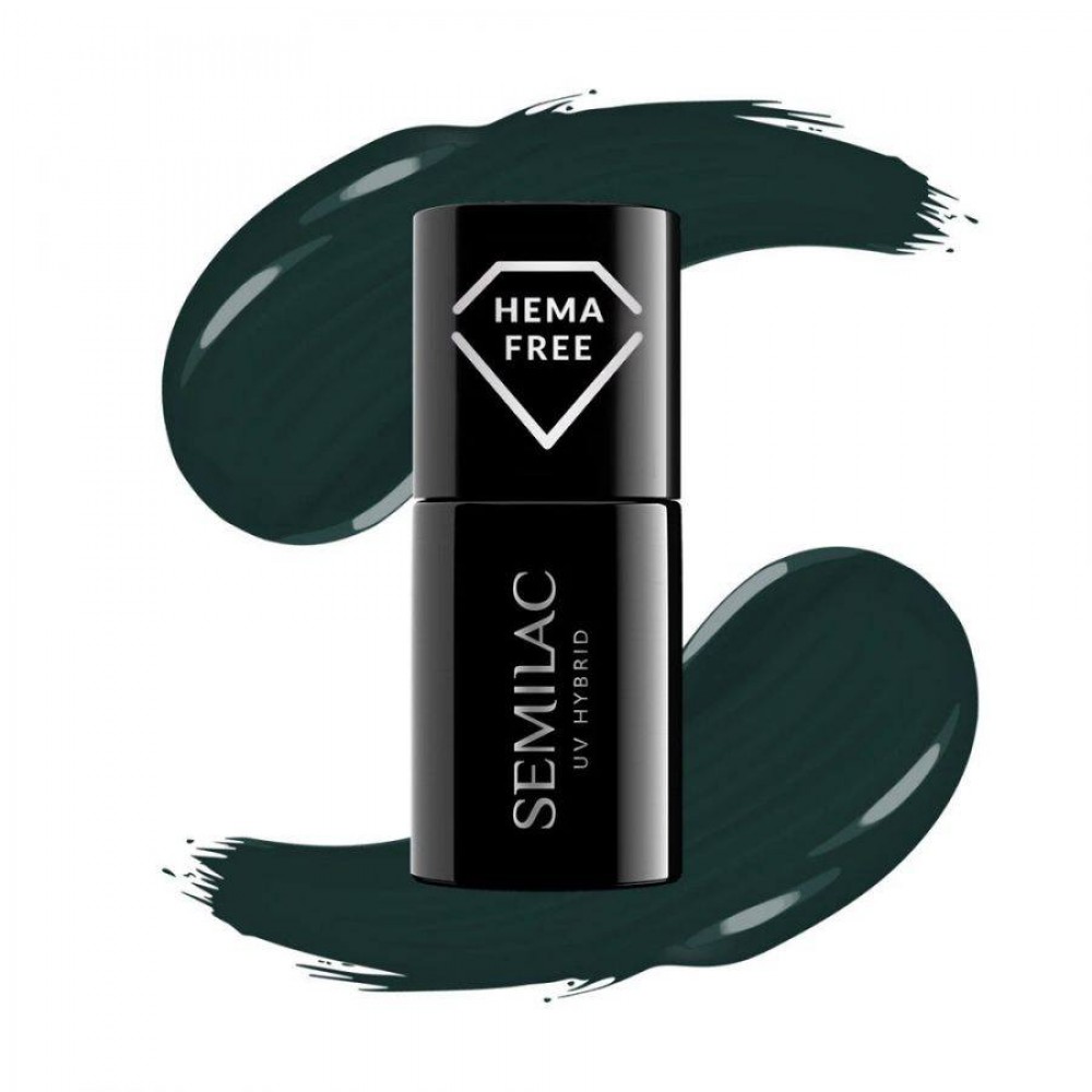 Semilac Ημιμόνιμο Βερνίκι Νυχιών 422 Deep Forest Green 7ml