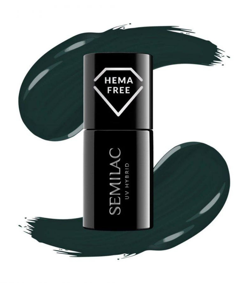Semilac Ημιμόνιμο Βερνίκι Νυχιών 422 Deep Forest Green 7ml