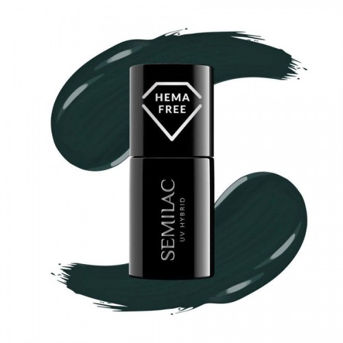 Semilac Ημιμόνιμο Βερνίκι Νυχιών 422 Deep Forest Green 7ml