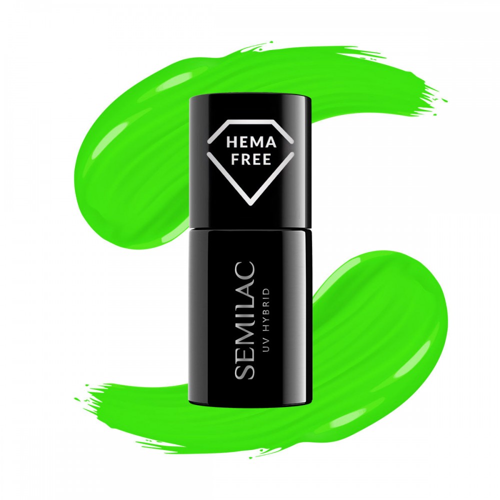 Semilac Ημιμόνιμο Βερνίκι Νυχιών 447 Loco Lime, 7ml
