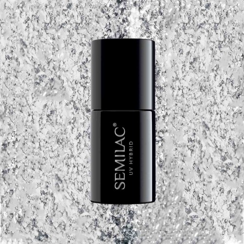 Semilac Ημιμόνιμο Βερνίκι Νυχιών 292 Silver Shimmer 7ml
