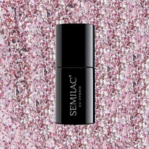 Semilac Ημιμόνιμο Βερνίκι Νυχιών 293 Rose Gold Shimmer 7ml **