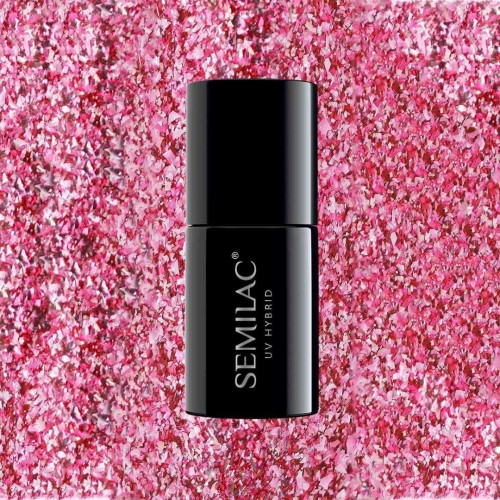 Semilac Ημιμόνιμο Βερνίκι Νυχιών 296 Intense Pink Shimmer 7ml*