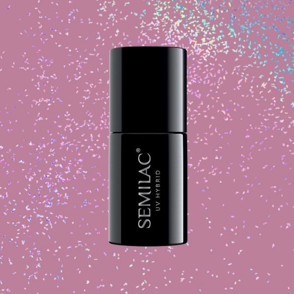 Semilac Ημιμόνιμο Βερνίκι Νυχιών Shimmer 319 Dust Pink 7ml