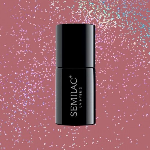 Semilac Ημιμόνιμο Βερνίκι Νυχιών Shimmer 321 Dust Caramel 7ml