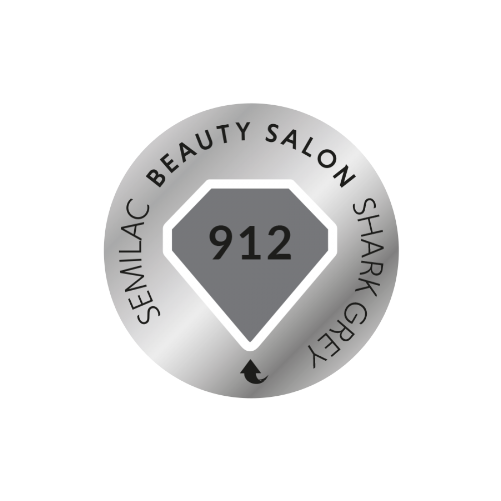 Semilac Beauty Salon 912 Shark Grey 7ml   K*