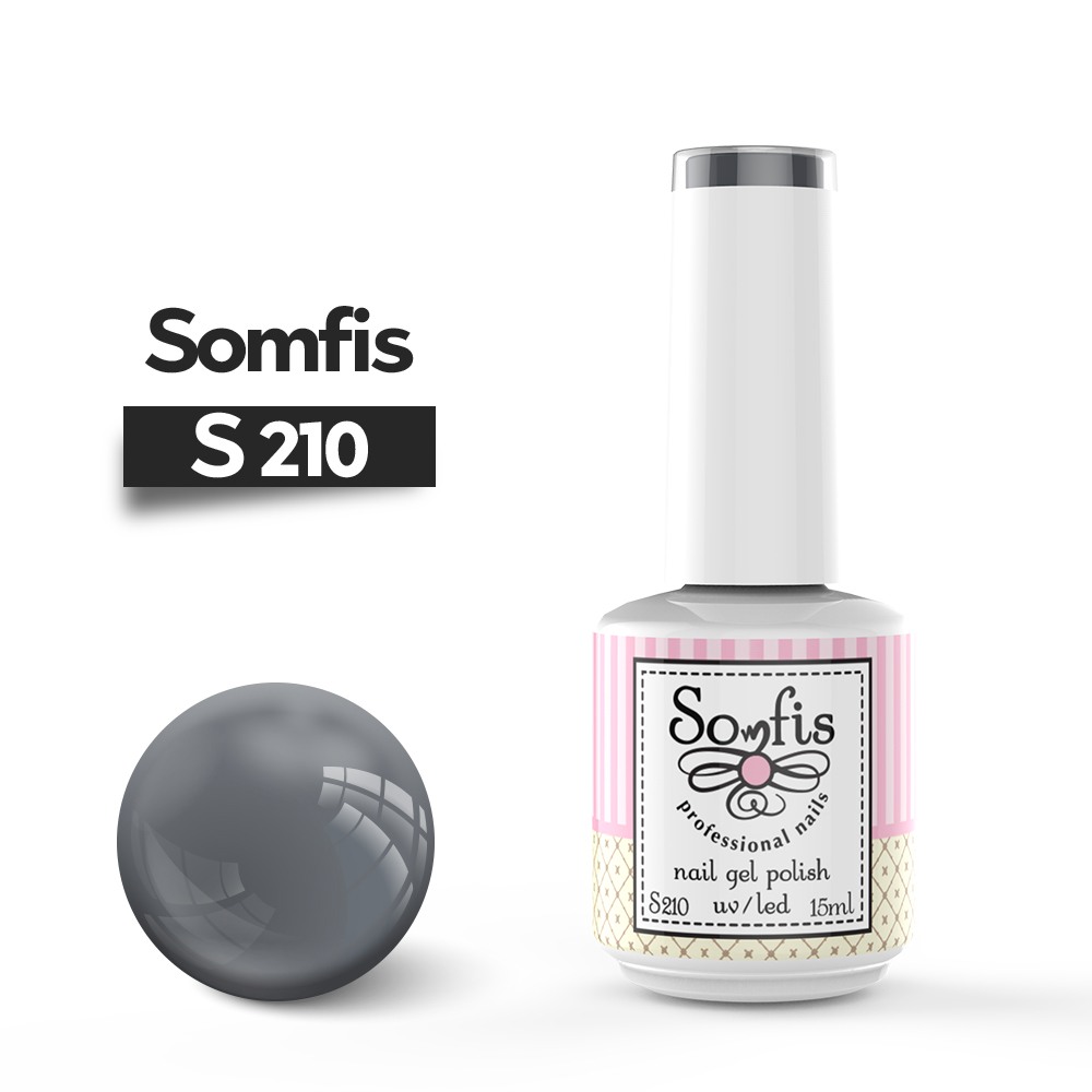 Somfis Ημιμόνιμο Βερνίκι Νυχιών S210 ,15ml *