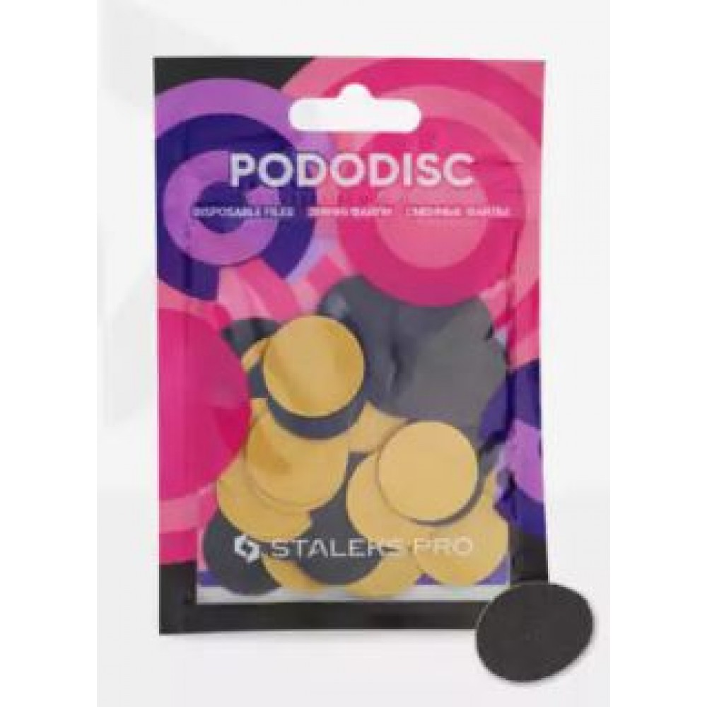 Ανταλλακτικοί Δίσκοι Πεντικιούρ Staleks Refill Pads For Pedicure (PODODISC) M 20mm, 100 GRIT, 50Τμχ.