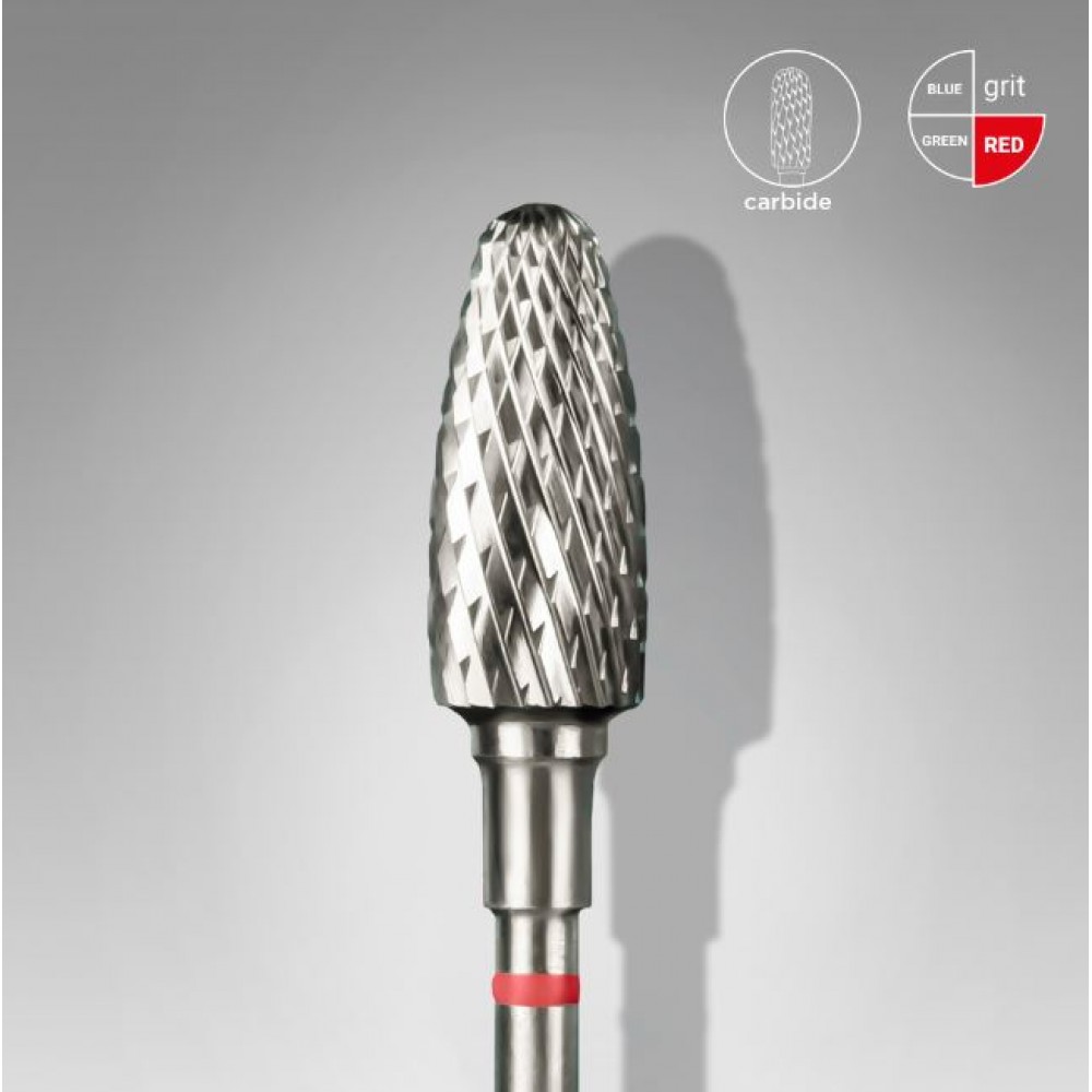 St Staleks Pro Φρέζα Αφαίρεσης Καρβιδίου Kόκκινη Corn 6mm/14mm FT90R60/14