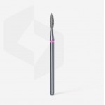 ST Staleks Pro Φρέζα Επωνυχίων Pointed Flame Kόκκινη 2,1mm/8mm