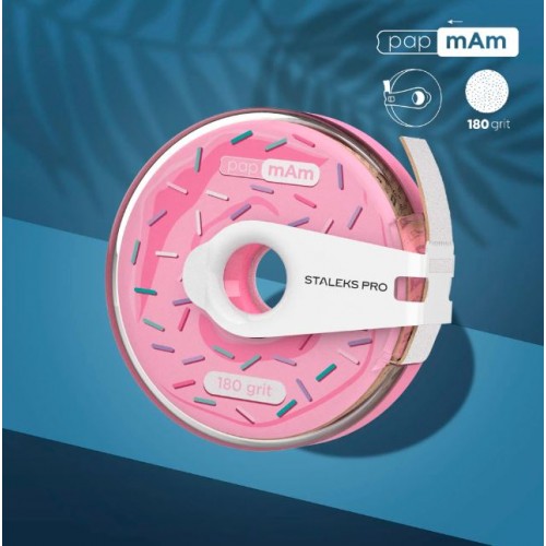 ​​​​​​​St Staleks Pro Λίμες (θήκη)  Papmam Σε Πλαστική Θήκη Donut Με Κλιπ  (ATC-180W)) 180Grit