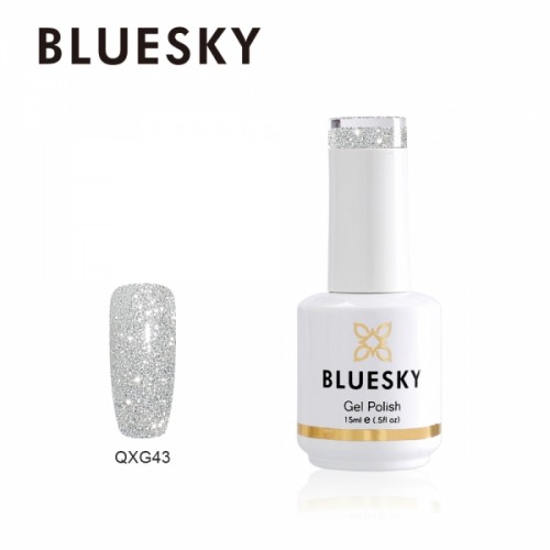 Bluesky Ημιμόνιμο Βερνίκι Νυχιών Sparkling Qxg043P ,15ml