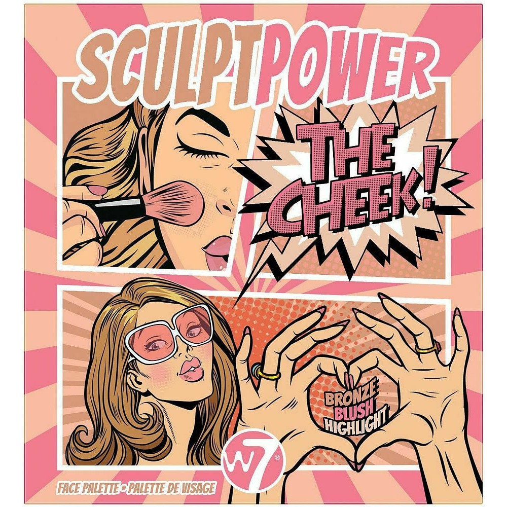 W7 Sculpt Power Face Palette 23gr W7 Sculpt Power Face Palette 23gr