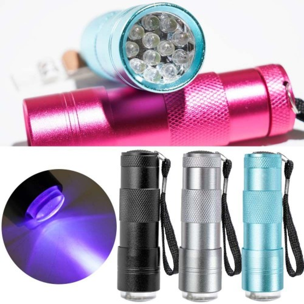 Φακός LED με Σιλικόνη-Portable Mini Nail LED UV Lamp Silicone 12led