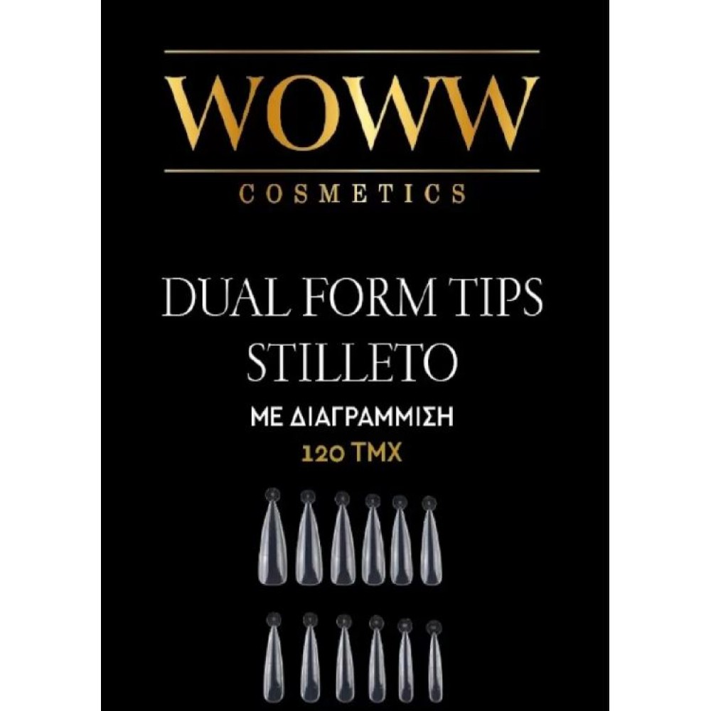 Woww Dual Tips Stiletto 120 τμχ
