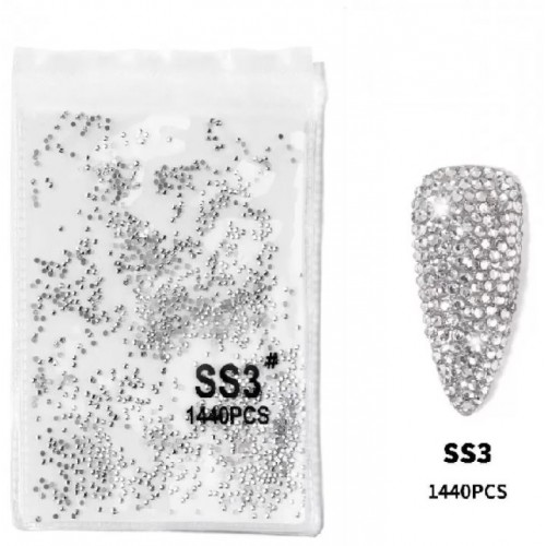 Woww Στρας Νυχιών SS3 1,5mm 1440τμχ