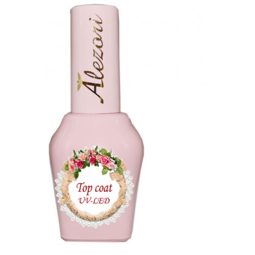 Alezori Ημιμόνιμο Βερνίκι Νυχιών Top Coat Led/Uv ,15ml