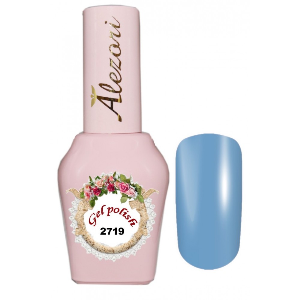 Alezori Ημιμόνιμο Βερνίκι Νυχιών Gel Polish №2719 Γαλάζιο ,15ml