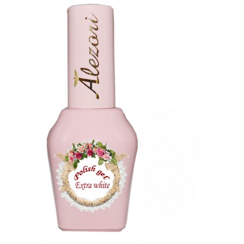Alezori Ημιμόνιμο Βερνίκι Νυχιών Gel Polish French Extra White (Ασβέστης) ,15ml