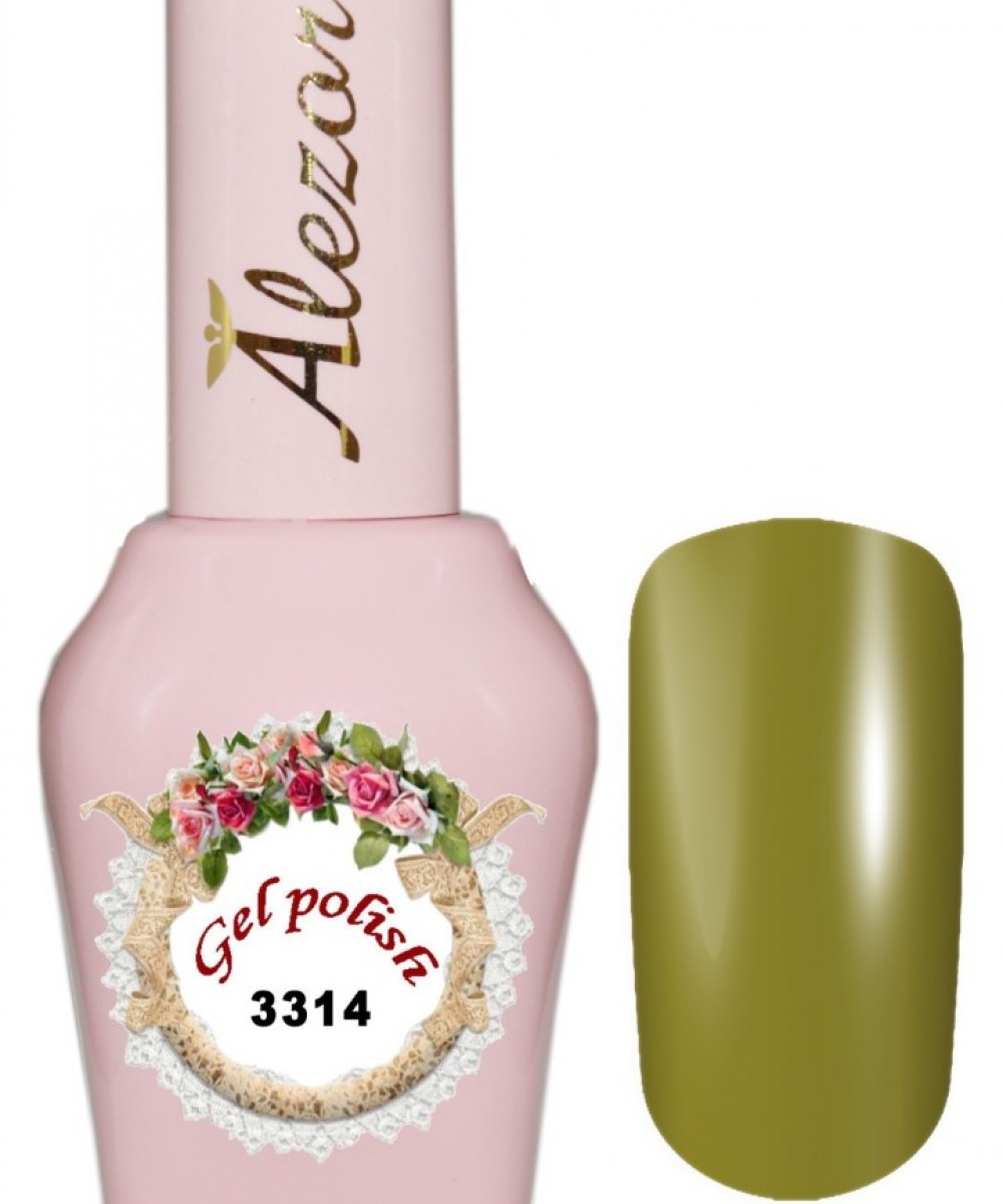 Alezori Ημιμόνιμο Βερνίκι Νυχιών Gel Polish №3314 Λαδί ,15ml