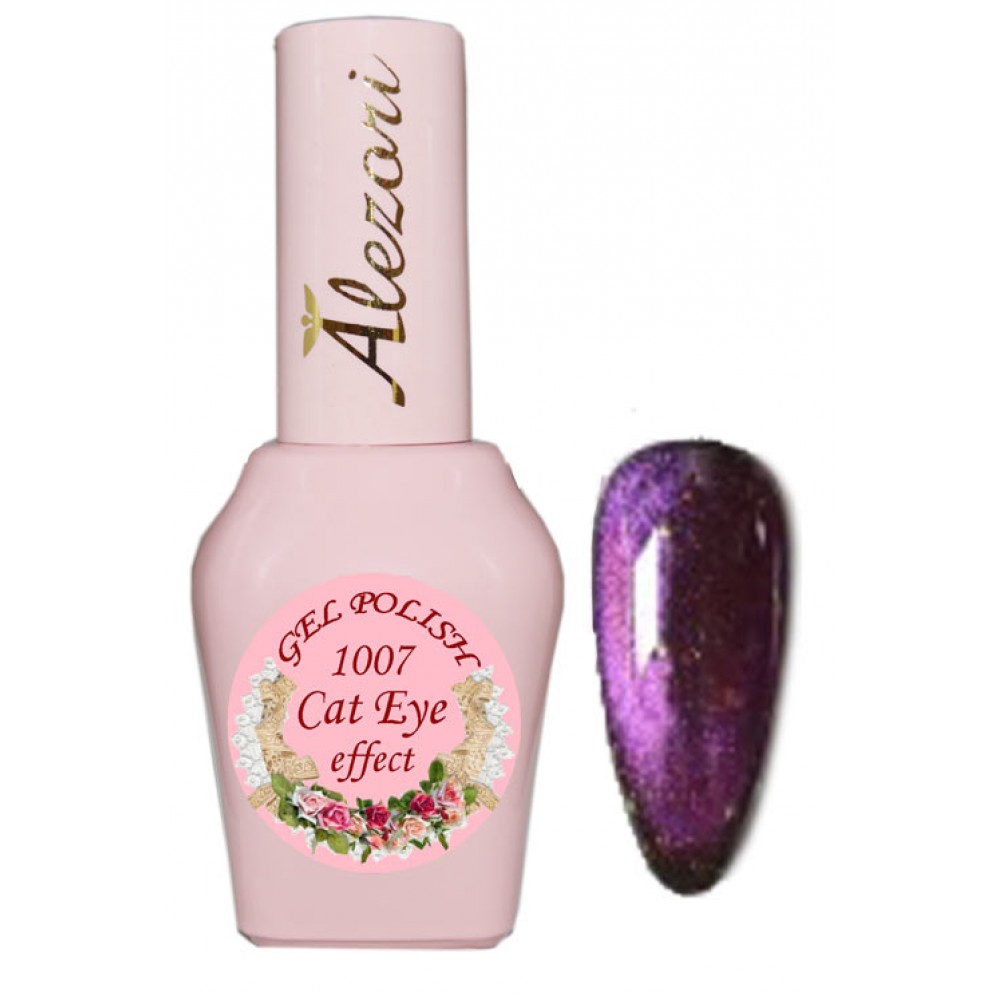Alezori Ημιμόνιμο Βερνίκι Gel Polish Cat Eye 9D 06 (№1007) ,15ml