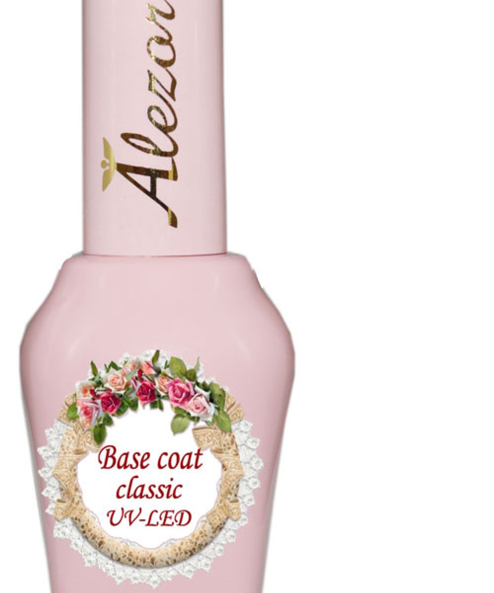 Alezori Ημιμόνιμο Βερνίκι Νυχιών Base Coat Gel Polishl Uv Led Classic ,15ml
