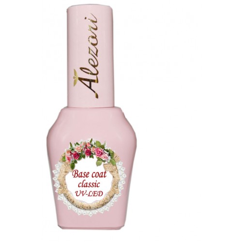 Alezori Ημιμόνιμο Βερνίκι Νυχιών Base Coat Gel Polishl Uv Led Classic ,15ml