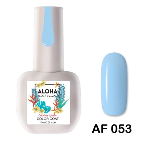 Aloha Ημιμόνιμο Βερνίκι Νυχιών Af053 Light Blue Lavender ,15ml