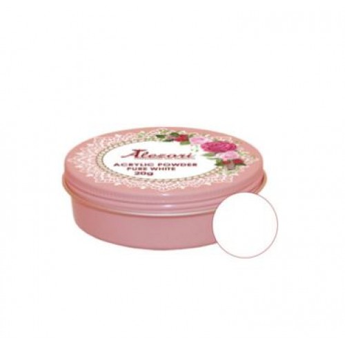 Alezori Ακρυλική Σκόνη Νυχιών Acrylic Powder White 20Gr